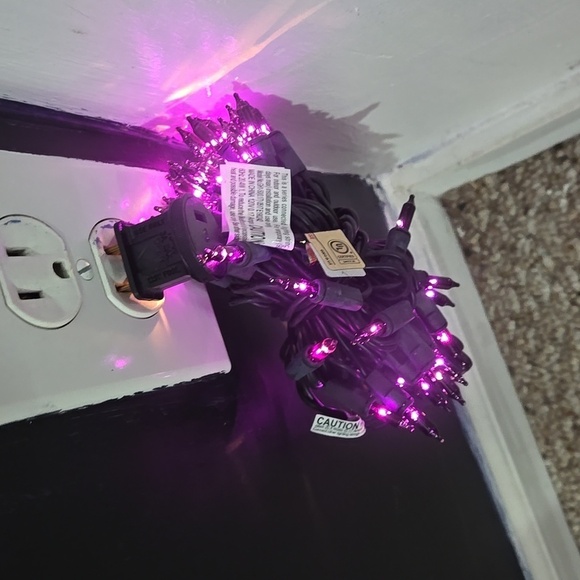 NEW Purple Party Lights String Lights Halloween Dorm Decoration Bundle (4) - Picture 9 of 9